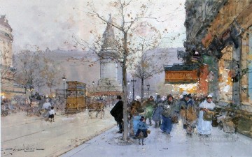 街並み Painting - ラ・マドレーヌ・パリ